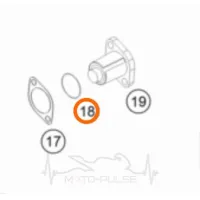 Уплотнитель натяжителя цепи грм  KTM Duke 390 J770010015