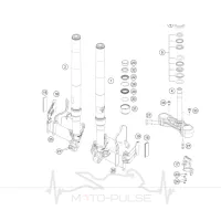 Втулки вилки верхня KTM 390 43578016