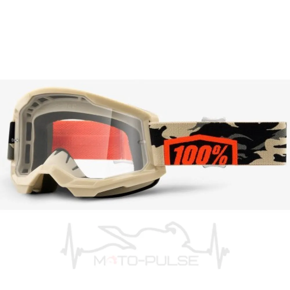 Окуляри 100percent  STRATA 2 Goggle Kombat - Clear Lens