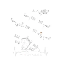 Кріплення повороту лівого KTM 790 890 Adventure 63514010090