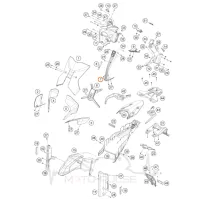 Кронштейн фари центральний 790 890 Adventure 63514012000561
