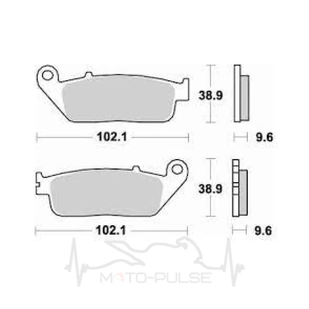 Колодки тормозные Braking BR 720SM1