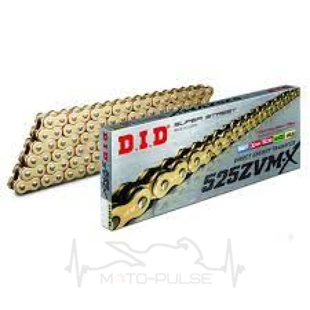 Цепь 525-118 DID 525ZVMX-118 gold