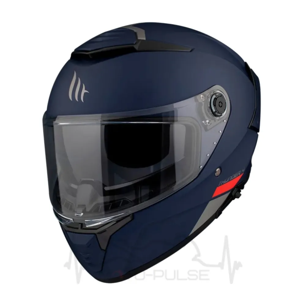 Мотошлем Интеграл MT Thunder 4 SV Solid Blue Matt L
