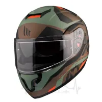 Мотошолом MT Atom FU401 SV Black/Brown/Khaki (L)