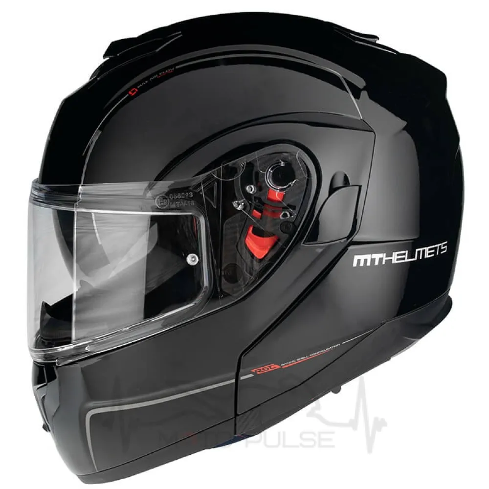 Мотошлем Flip-UP MT Atom Black Matt (XL)
