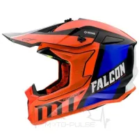 Мотошлем Кросс/Эндуро  MT FALCON Warrior Blue/Black/White (L)