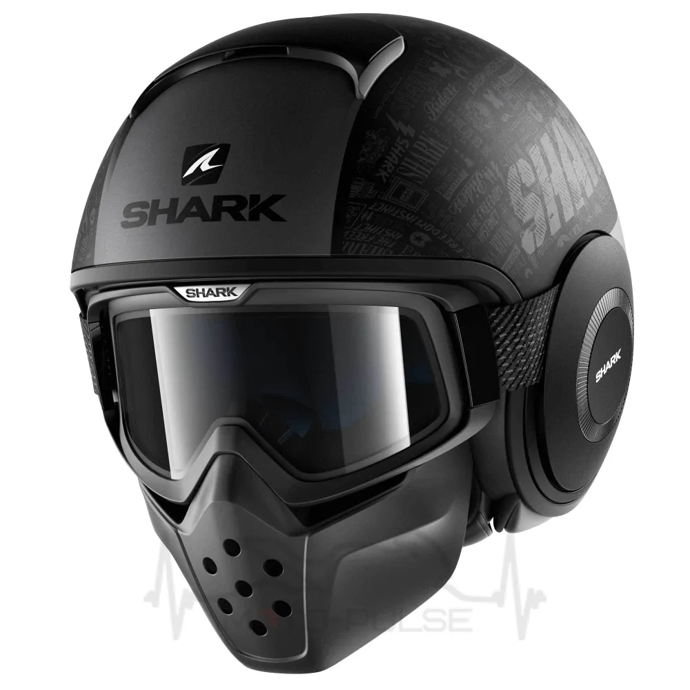 Мотошлем Интеграл Shark STREET DRAK Rm Mat (M)