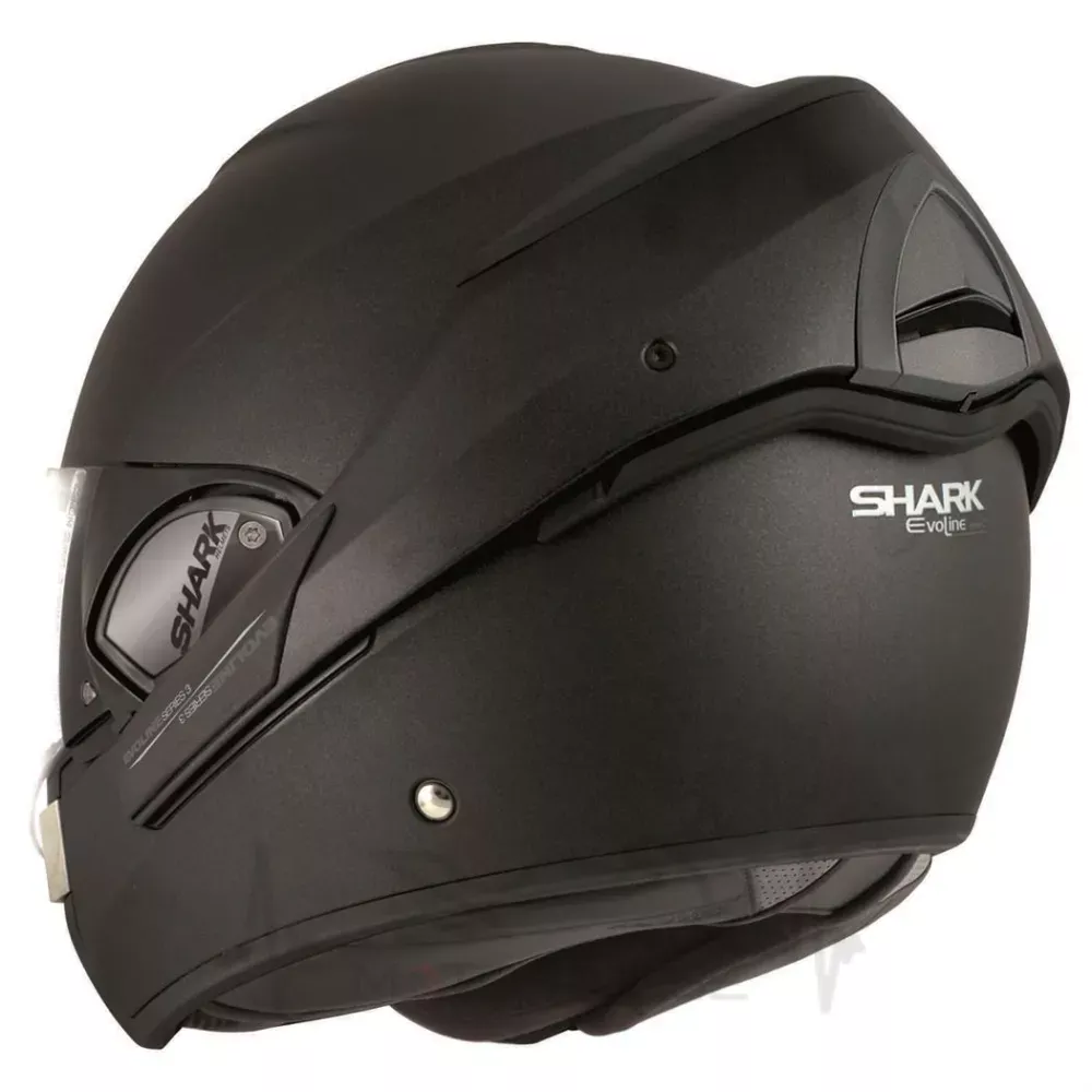Мотошлем Flip-up Shark evoline 3 Black matt (M)