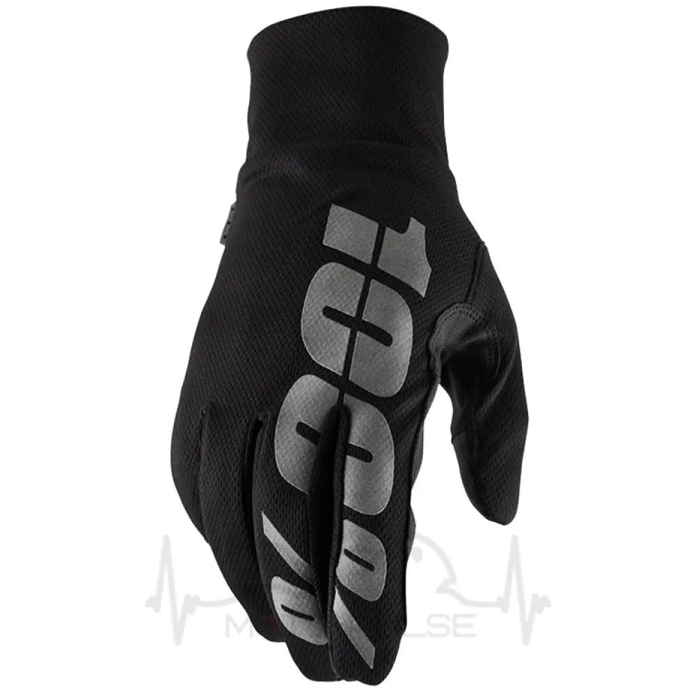 Мотоперчатки RIDE 100% BRISKER Hydromatic Waterproof  , черные, M