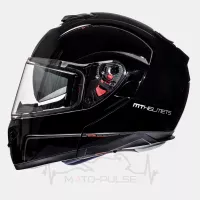 Мотошлем Flip-up MT Atom Black Gloss (XL)