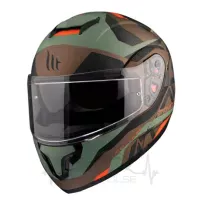 Мотошлем Flip-up MT Atom FU401 SV Black/Brown/Khaki (L)