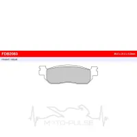 Колодки тормозные FE FDB2083P