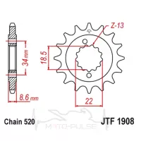 Звезда передняя 520*14 KTM 390  JTF1908.14