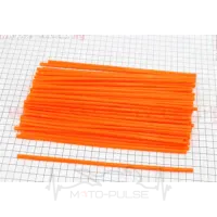 Накладки на спицы 5*235мм, к-кт 72шт, ОРАНЖЕВЫЙ