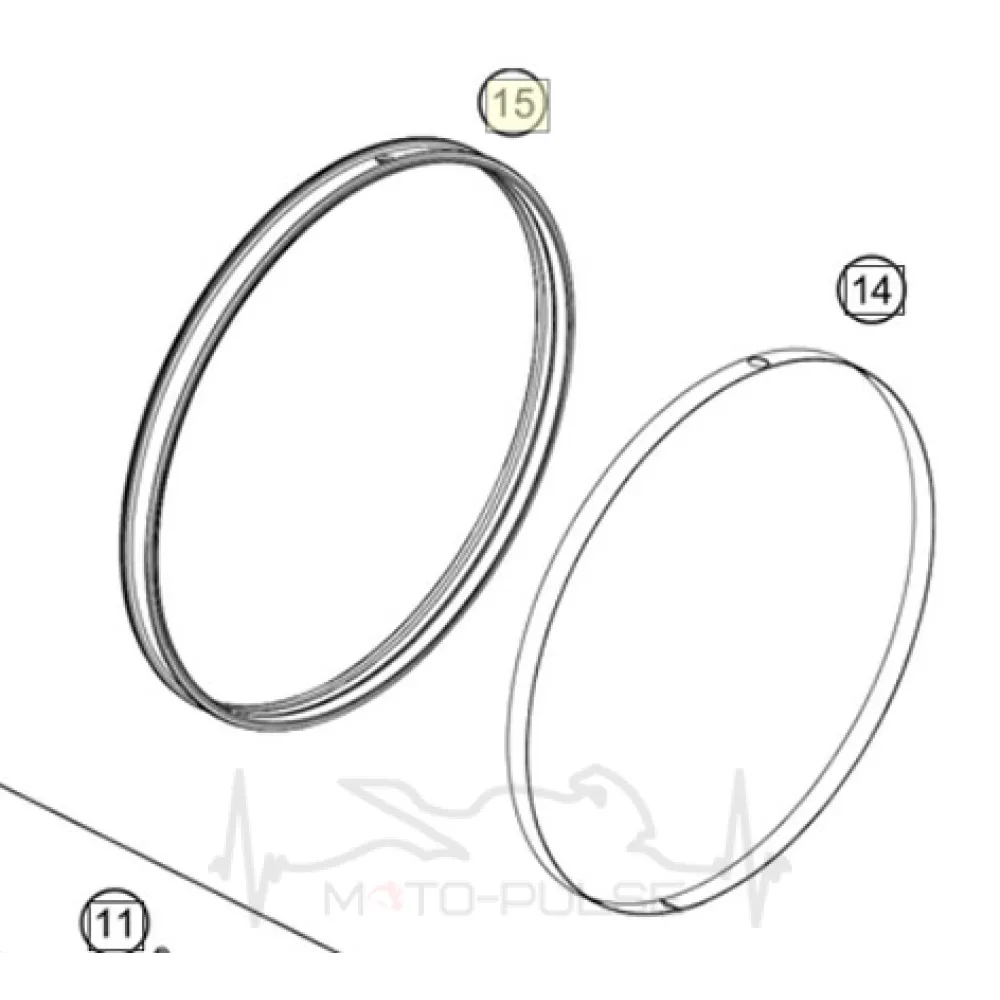 Накладка Фліперу Rim Band 21 (2.5''X21'') KTM 60309177000
