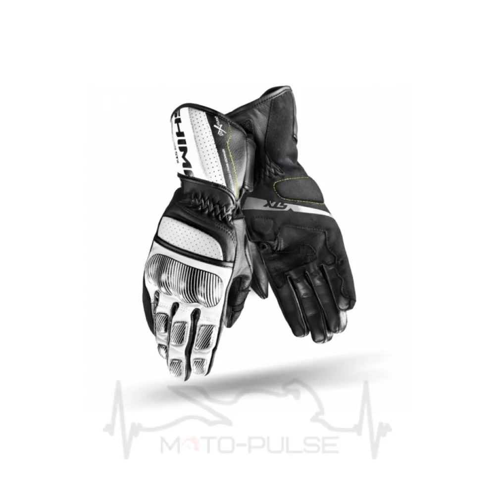 Шкіряні мото рукавички Shima STX white (SALE) XL