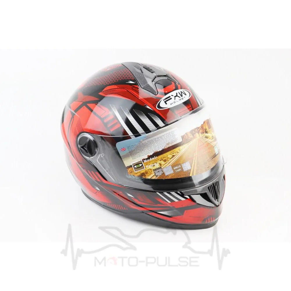 Мотошлем Интеграл FXW HF-122 IRON Q238