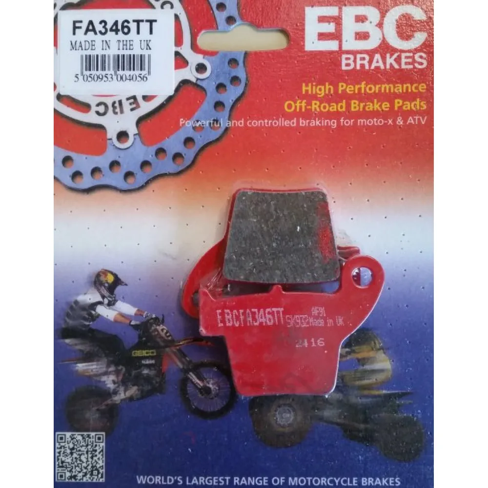 Колодки гальмівні EBC FA346ТТ
