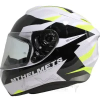 Мотошлем Интеграл MT Targo Enjoy White/Black/Yellow (Размер: L)