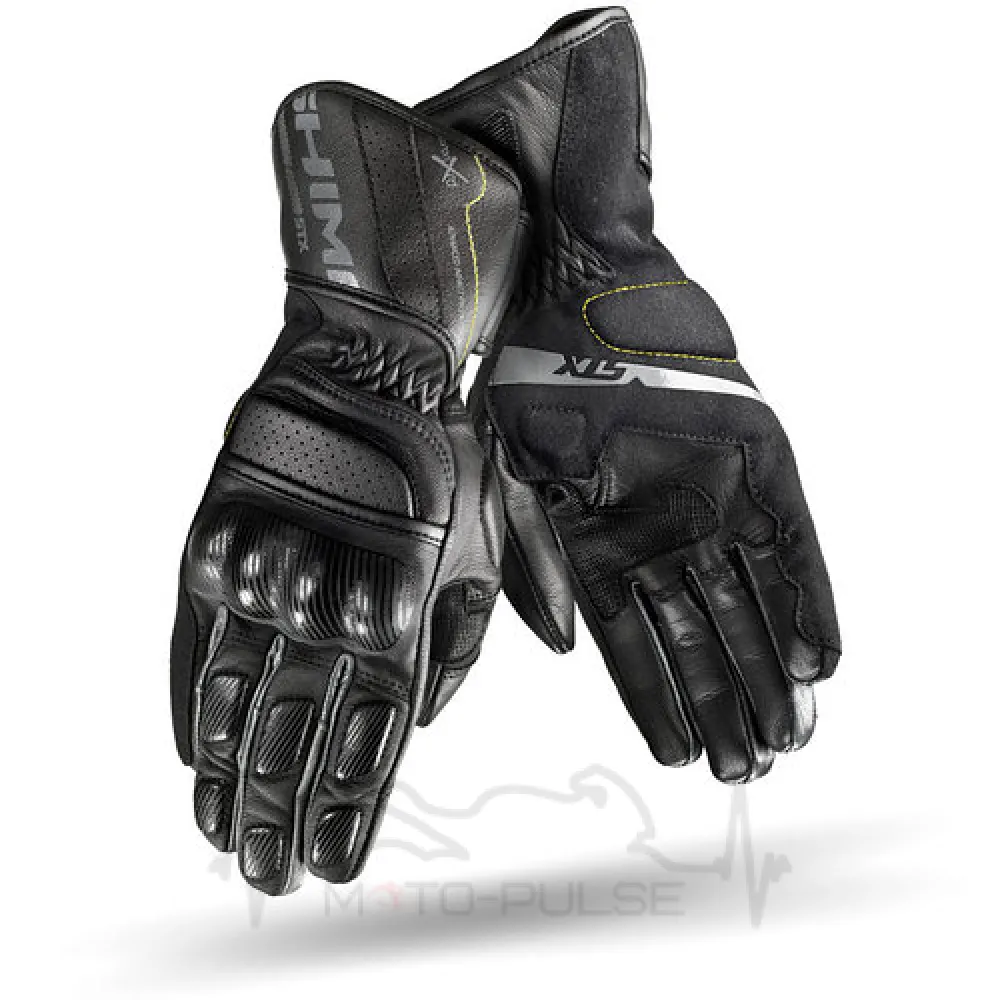 Мотоперчатки кожанные Shima STX Black (L)