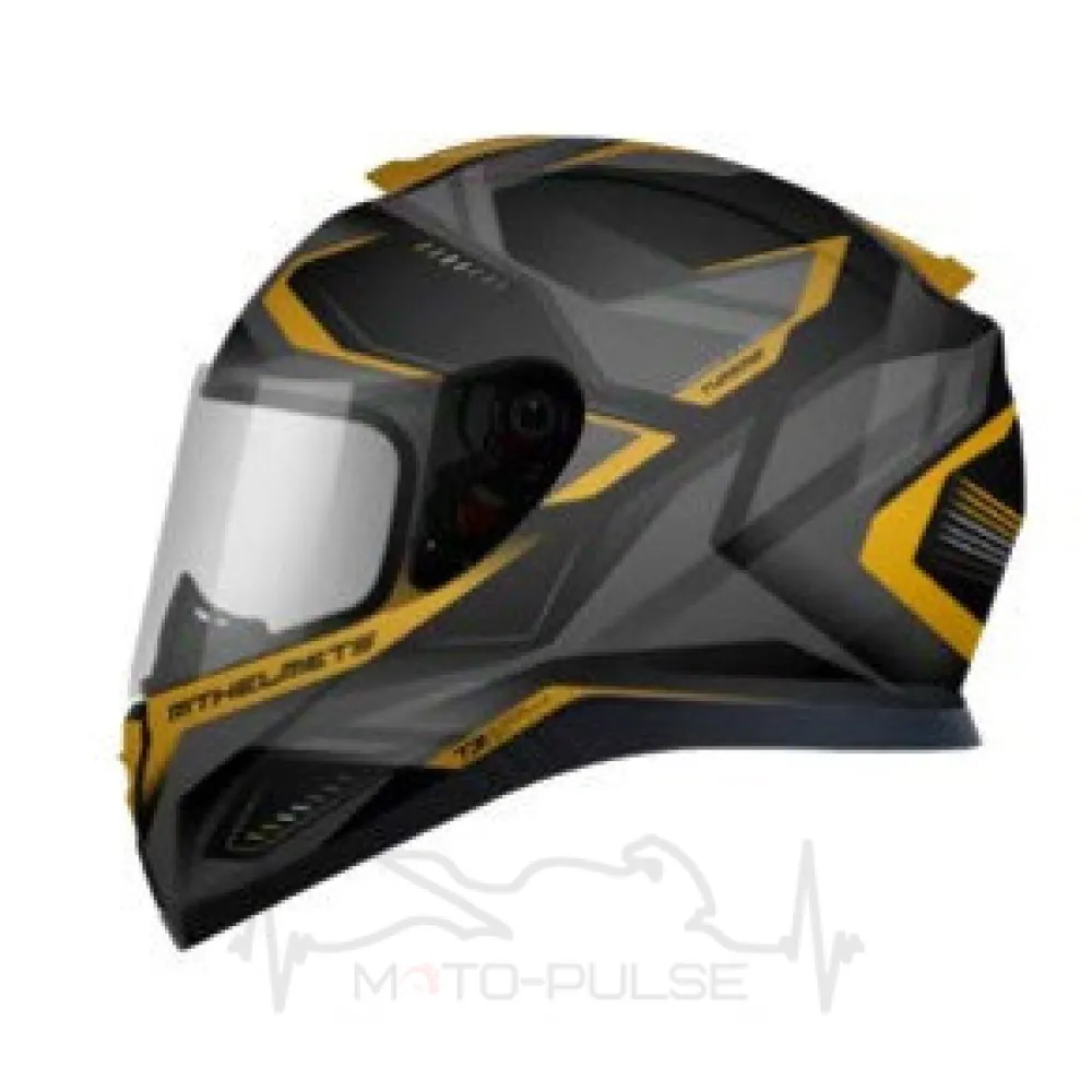Мотошлем интеграл MT Thunder 3 SV Turbine Grey/Orange (M) MP