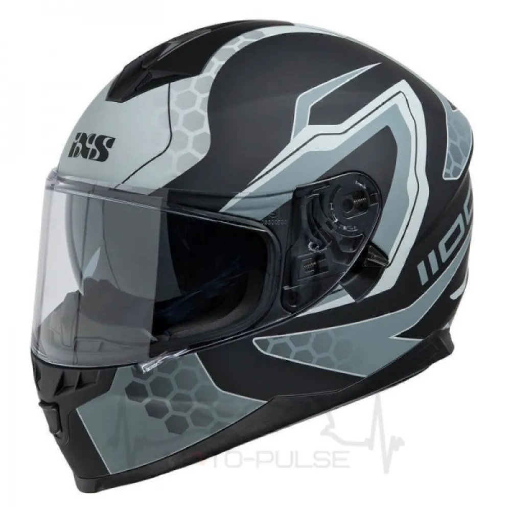 Мотошлем Интеграл IXS HX 1100 2.2  Black Grey (S) K