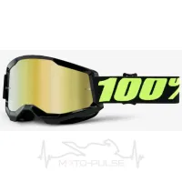 Очки кроссовые 100% STRATA 2 Goggle Upsol - Mirror Gold Lens
