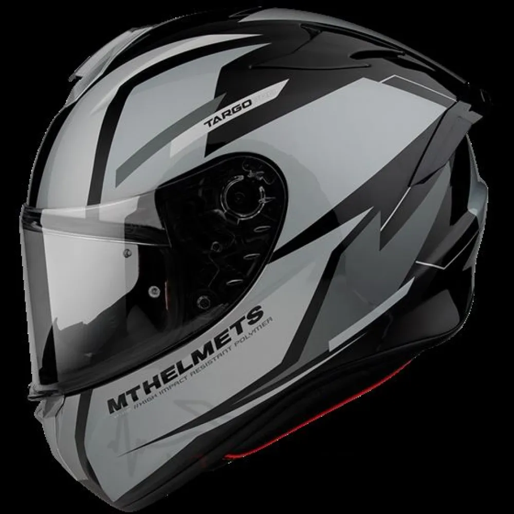 Мотошлем интеграл MT Targo PRO Sound A2 Gloss Gray (L)