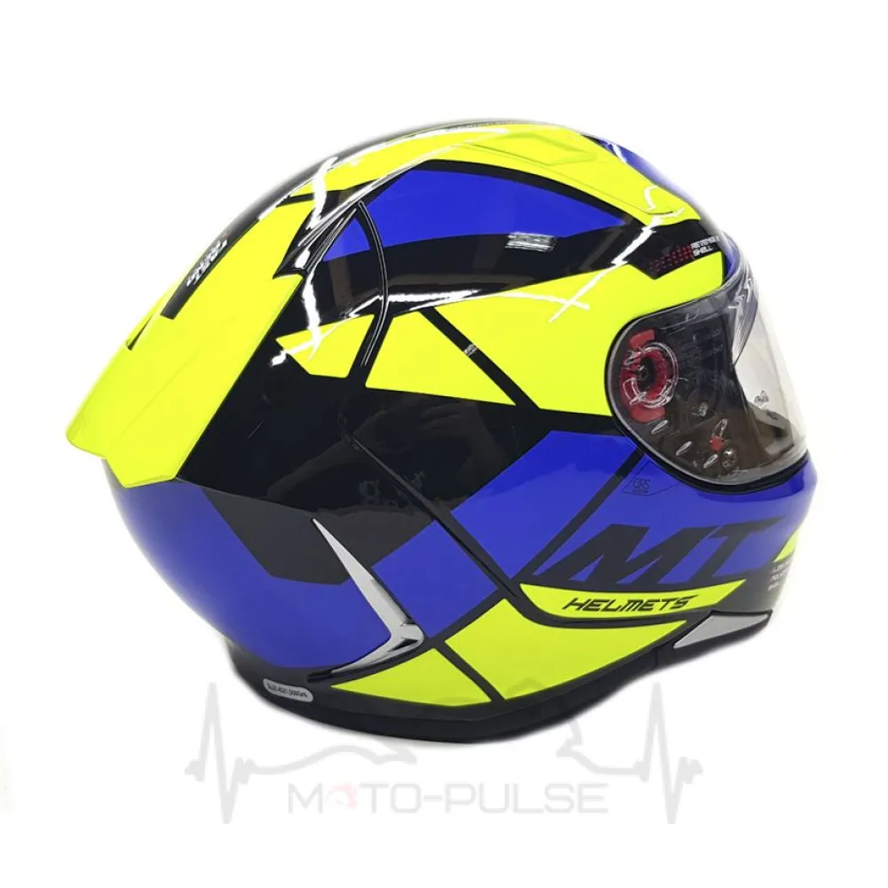 Мотошлем MT Revenge 2 Scalpel A3 Gloss Fluer Yellow (M)