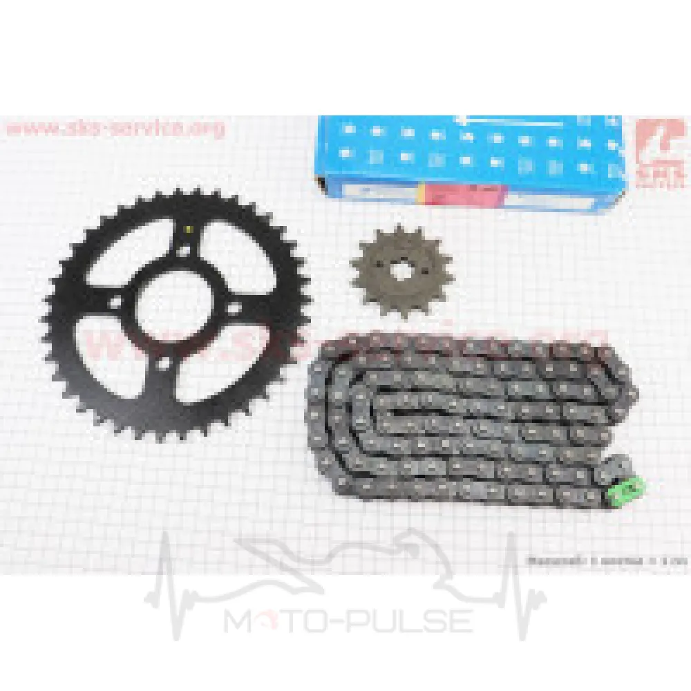 Комплект зірки+ ланцюг Bajaj Pulsar 180 36DK0036