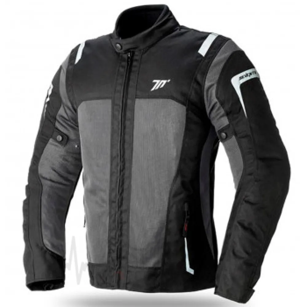 Мотокуртка SEVENTY JT44 MAN BLACK/GREY (XL)