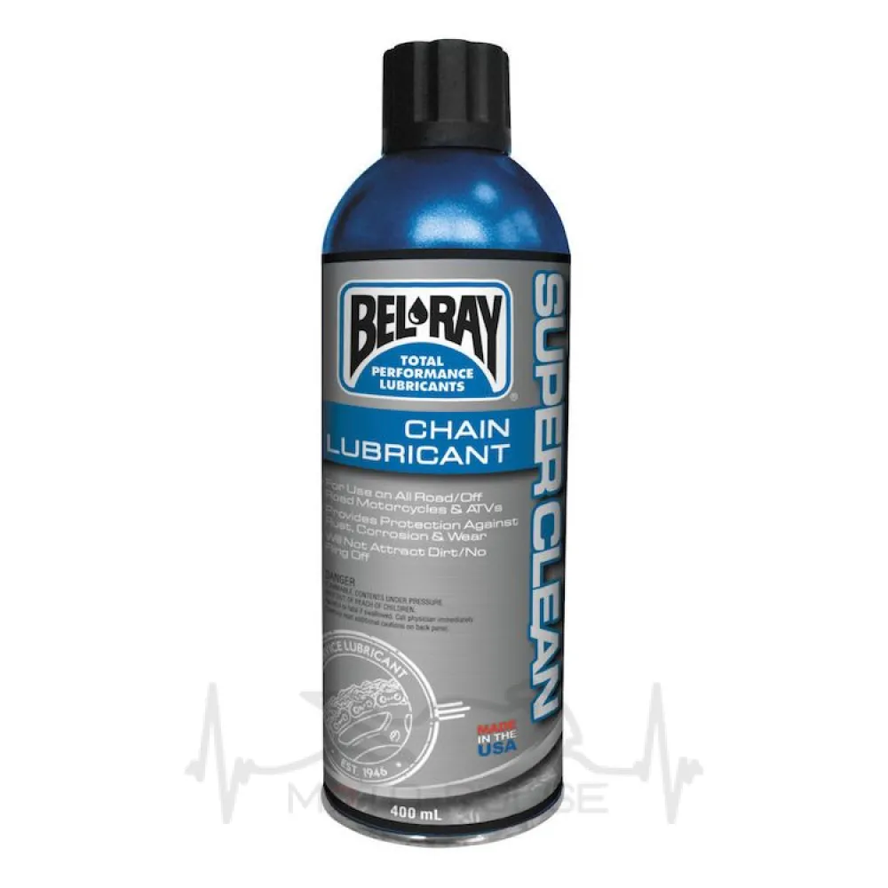 Смазка цепи BEL-RAY SUPER CLEAN CHAIN LUBE Off-Road (400 ml)