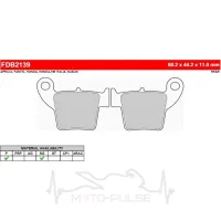 Колодки тормозные FDB2139SG CRF
