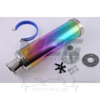 Прямоток 300*100mm, кріп. O48mm (нержавіюча сталь, хром, mod:1)
