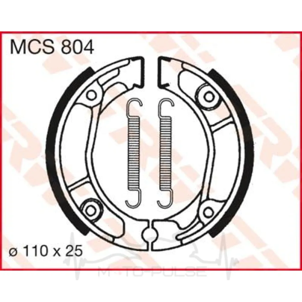 Колодки тормозные LUCAS MCS804 = MCS804:009