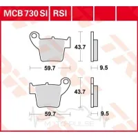 Колодки тормозные MCB730SI CRF (задние)