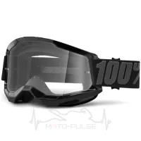 Окуляри 100%  STRATA 2 Goggle Black - Clear Lens