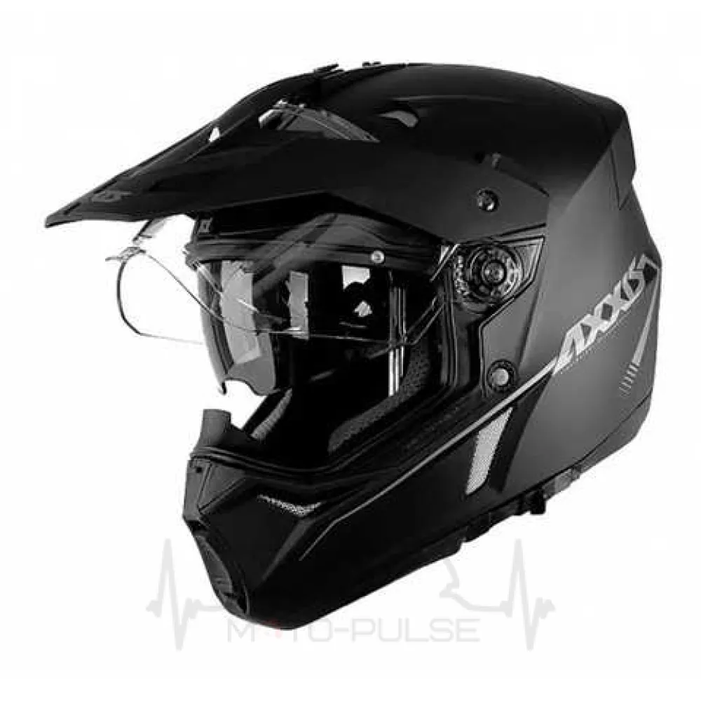 Мотошлем AXXIS WOLF DS Solid Matt Black XL
