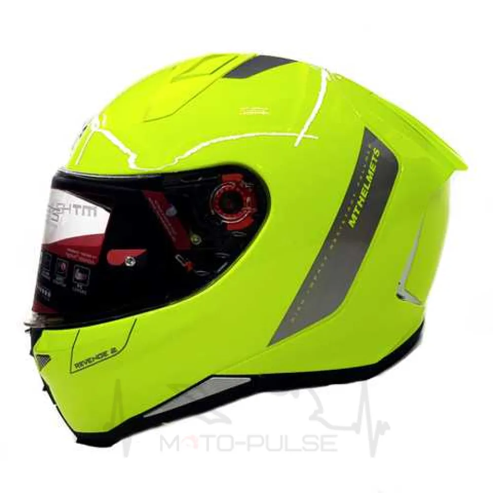 Мотошлем интеграл MT Revenge 2 Solid Yellow (L)