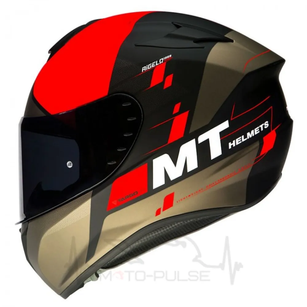Мотошолом MT Targo Rigel Red/Black/Brown (S)