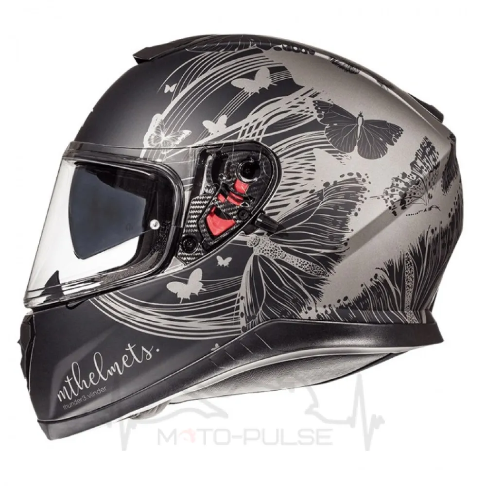 Шлем MT Thunder Vlinder White/Grey/Black (Размер: S)