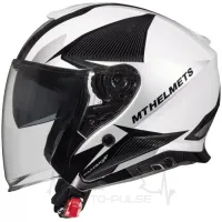 Мотошлем Открытый MT Jet Thunder 3 SV Wing White/Grey/Black (M)