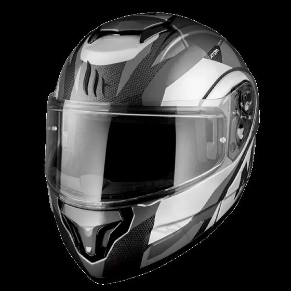 Мотошлем Flip-up MT Atom Transend Black/Gray (S)