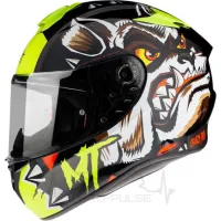Мотошлем Интеграл MT Targo Crazydog Yellow (L)