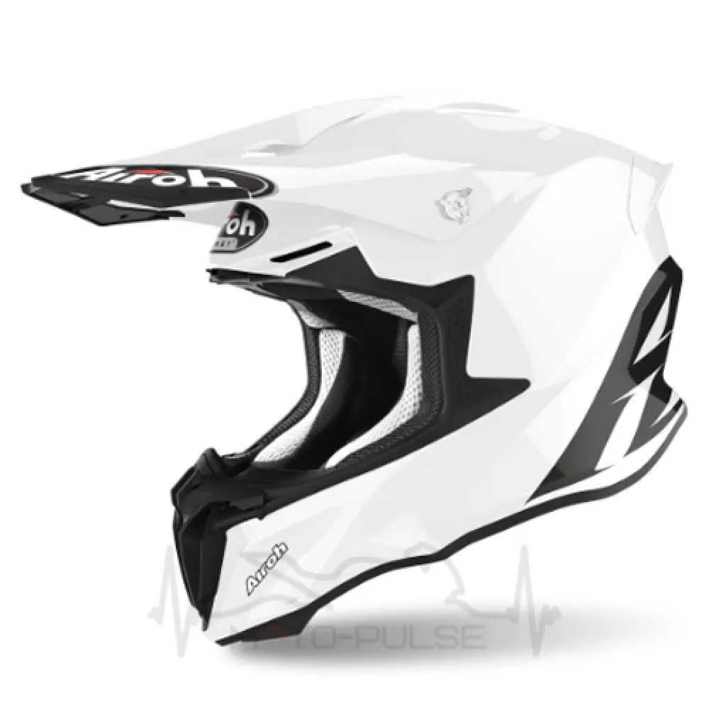 Мотошлем Кросс/Эндуро AIROH TWIST 2.0 COLOR white (L) TW214