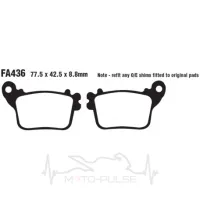 Колодки тормозные  EBC FA436V