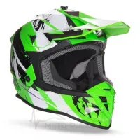 Мотошлем Кросс/Эндуро  GEON 633 MX  Black /Neon Green (M)