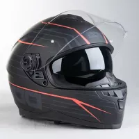 Мотошлем Интеграл IXS HX 1100 2.1 Black Red Matt (XL) K
