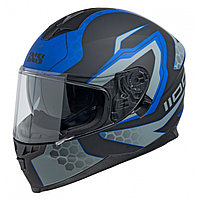 Мотошлем Интеграл IXS HX 1100 2.2 Black Blue Matt (M) (X14082-M34) MD